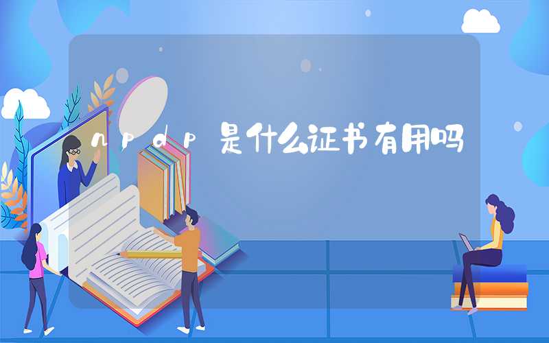 npdp是什么证书有用吗